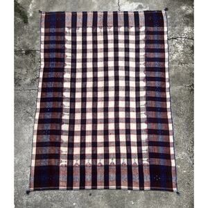 Fine Vintage / Antique Turkish Cicim ? Rare Old Cross Pattern Colorful 56x76”